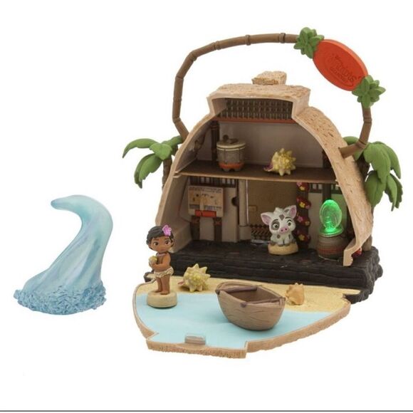 Disney Animators Little Collection Motunui Island Surprise Feature Playset Moana - Picture 9 of 9